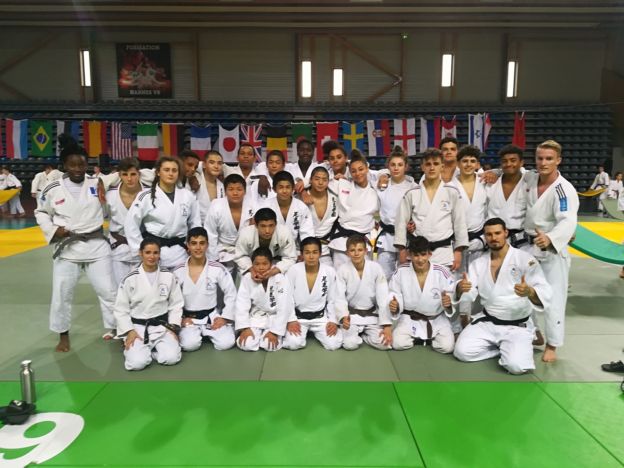 Harnes 2019 Pôle Orléans Judo avec Japonais